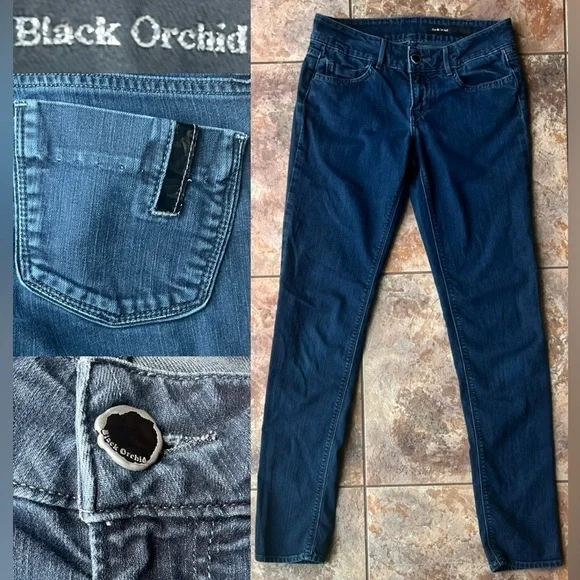 Black Orchid Jeans Black Betty Onyx Wash Denim - Picture 2 of 9